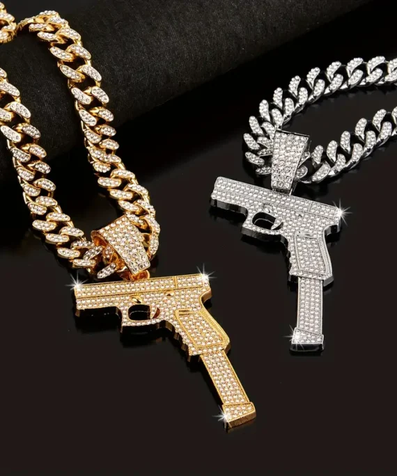 Hip Hop Iced Out Unloaded Charm Pendant