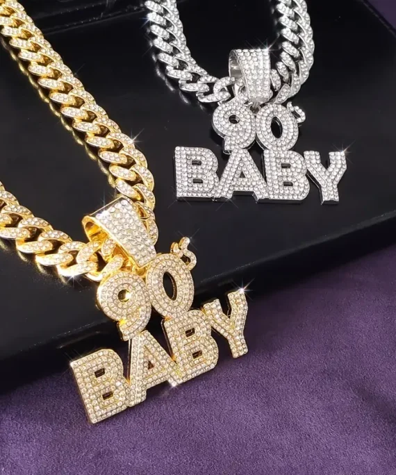 Hip Hop Iced Out CZ 90 BABY Pendant