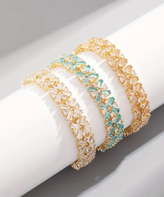 Trendy Zircon Gemstone Bracelets