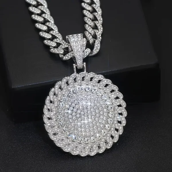 Hip Hop Iced Out Cuban Chain Pendant