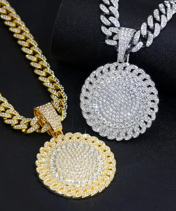 Hip Hop Iced Out Cuban Chain Pendant