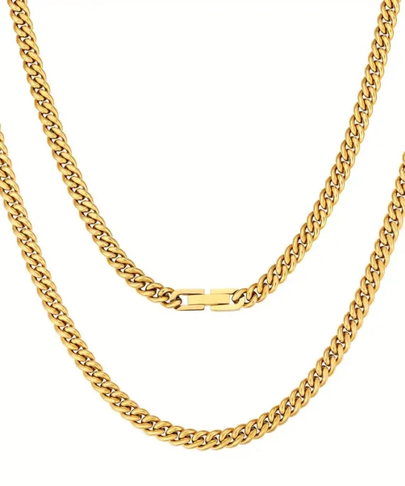 Hip Hop Stainless Steel Chain Style Necklace