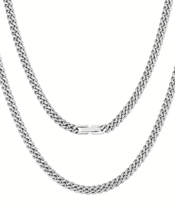 Hip Hop Stainless Steel Chain Style Necklace