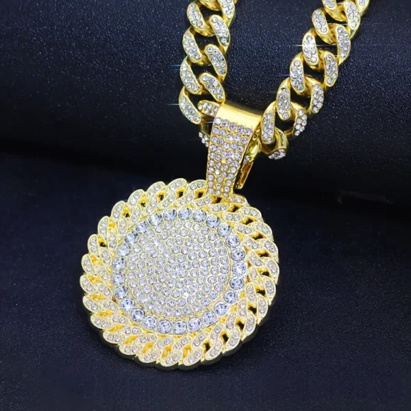 Hip Hop Iced Out Cuban Chain Pendant