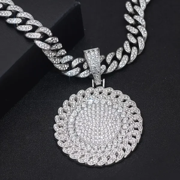 Hip Hop Iced Out Cuban Chain Pendant